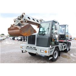 2007 GRADALL XL4100-II WHEELED EXCAVATOR; VIN/SN:4100000208 - 60'' CLEAN OUT BUCKET, 36" BUCKET, CLA
