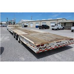 2008 PITTS HD50 LOWBOY TRAILER; VIN/SN:5JYHD50368P080925 - TRI AXLE, 50' LENGTH, 120" WIDTH, HYD. FO