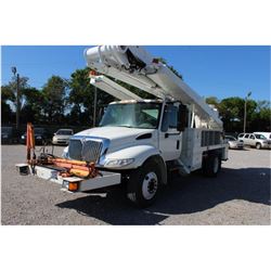 2009 INTERNATIONAL 4300 BUCKET/SIGN TRUCK; VIN/SN:1HTMMAAR89H132322 - S/A, 255 HP INT. DIESEL, ALLIS