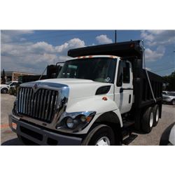 2014 INTERNATIONAL 7400 WORK STAR DUMP TRUCK; VIN/SN:1HTWHAAR0EH763573 - T/A, 300 HP INT. DIESEL, AL