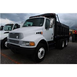2004 STERLING M8500 DUMP TRUCK; VIN/SN:2FZHCHCS34AM54195 - T/A, 280 HP MERCEDES DIESEL, A/T, AC, 40K