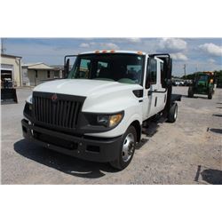 2012 INTERNATIONAL TERRASTAR FLATBED TRUCK; VIN/SN:1HTJSSKKXCJ547013 - CREW CAB, 300 HP INT. DIESEL,