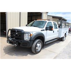 2012 FORD F550 SERVICE TRUCK; VIN/SN:1FD0W5HY7CEC56693 - 4X4, CREW CAB, V10 GAS, A/T, AC, OMAHA SERV