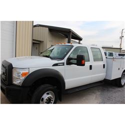 2012 FORD F550 SERVICE TRUCK; VIN/SN:1FD0W5HY7CEC70464 - 4X4, CREW CAB, V10 GAS, A/T, AC, OMAHA SERV