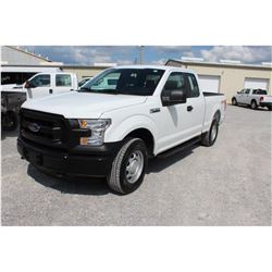 2016 FORD F150 PICKUP TRUCK; VIN/SN:1FTFX1EF7GFB37629 - 4X4, EXT. CAB, V8 GAS, A/T, AC, 54,077 MILES