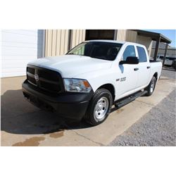 2015 DODGE 1500 PICKUP TRUCK; VIN/SN:3C6RR7KT8FG626453 - 4X4, CREW CAB, V8 GAS, A/T, AC, 44,718 MILE