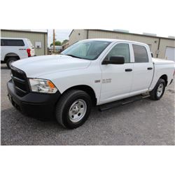 2015 DODGE 1500 PICKUP TRUCK; VIN/SN:3C6RR7KT4FG629642 - 4X4, CREW CAB, V8 GAS, A/T, AC, BED COVER, 