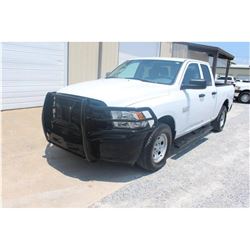 2015 DODGE 1500 PICKUP TRUCK; VIN/SN:1C6RR7FG5FS768054 - 4X4, EXT CAB, V6 GAS, A/T, AC, 60,624 MILES
