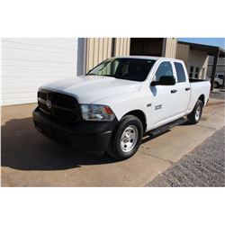2015 DODGE 1500 PICKUP TRUCK; VIN/SN:1C6RR6FT3FS742141 - EXT. CAB, V8 GAS, A/T, AC, 55,329 MILES