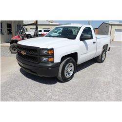 2015 CHEVROLET 1500 PICKUP TRUCK; VIN/SN:1GCNCPEH9FZ292398 - V6 GAS, A/T, AC, BED COVER, 78,922 MILE