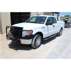 2014 FORD F150 PICKUP TRUCK; VIN/SN:1FTFX1EF5EKD62457 - 4X4, EXT. CAB, V8 GAS, A/T, AC, FRONT MTD WI