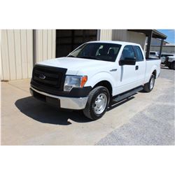 2014 FORD F150 PICKUP TRUCK; VIN/SN:1FTEX1CM9EFA85348 - EXT. CAB, V6 GAS, A/T, AC, 63,049 MILES