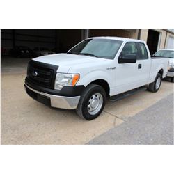 2014 FORD F150 PICKUP TRUCK; VIN/SN:1FTEX1CM1EFC09600 - EXT. CAB, V6 GAS, A/T, AC, 91,000 MILES