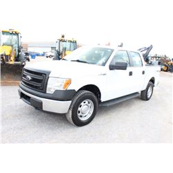 2013 FORD F150 PICKUP TRUCK; VIN/SN:1FTFW1EF2DKF06015 - 4X4, CREW CAB, V8 GAS, A/T, AC, 52,239 MILES