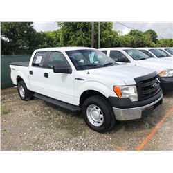 2013 FORD F150 PICKUP TRUCK; VIN/SN:1FTFW1EF5DKE67159 - 4X4, CREW CAB, V8 GAS, A/T, AC, BED COVER, 5
