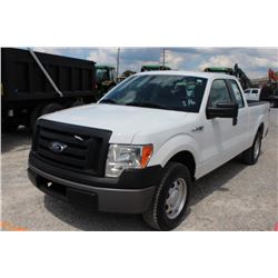2012 FORD F150 PICKUP TRUCK; VIN/SN:1FTEX1CM2CFB36766 - EXT. CAB, V6 GAS, A/T, AC, 55,330 MILES