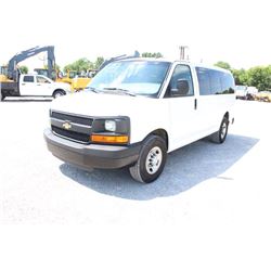 2015 CHEVROLET EXPRESS VAN; VIN/SN:1GAWGPFG0F1267041 - V8 GAS, A/T, AC, 71,050 MILES