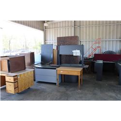 DESKS, WORKSTATIONS, BOOKCASES, MODULAR FURNITURE, CABINETS