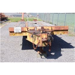 FLATBED TRAILER 8' X 25'W/ 5' DOVE AND (2) 12TON AXLES