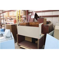 DESKS, CREDENZA, SOFA, TABLE