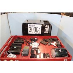 CALCULATORS, SOUTHERN LINCS, DISTANCE MEASURING DEVICES, CAMERA, MEDIA CART