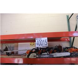 CHAIN SAWS, GRASS TRIMMERS