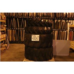 TIRES - (2) 211-24 F BLTL INDUSTRIAL TORQUE R-4, (2) 12-4-24, IMPLEMENT