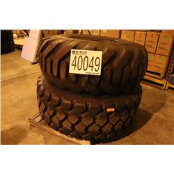 TIRES - (2) 20.5-R25 SURE GRIP LOADER