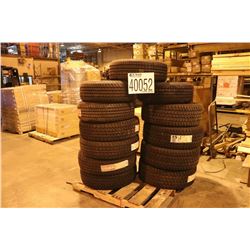 TIRES (4) P235/70R17, MUD & SNOW, (2) P225/60R17, (4) P265/60R18 AT STD LOAD, (2) P235/60R17