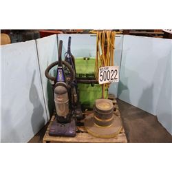 VACUUMS, WATER LAB BATH, FLOOR BUFFING MACHINE