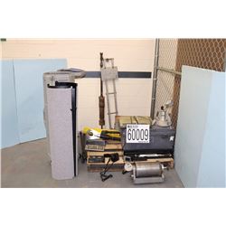 CAMERAS, RECORDER, TAMPER, DISTANCE MEASURERS, CALCULATOR, LIGHT BAR, TORQUE WRENCH, COMPRESSION TOO