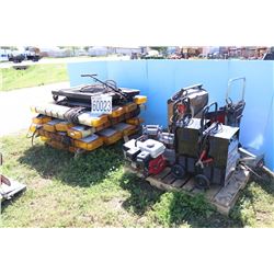 STROBE LIGHTS, BATTERY PACKS, BATTERY CHARGERS, IMPACT WRENCHS, GENERATOR, OIL DRAIN ASSEMBLY