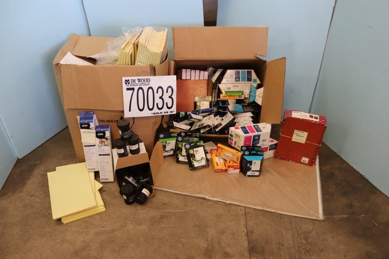 MISC OFFICE SUPPLIES PRINTER INK, TONER, LEGAL PADS