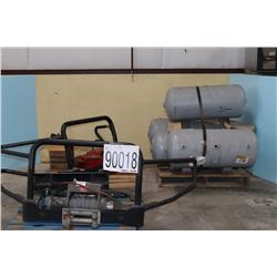 TANKS, WINCH, HOSE REEL