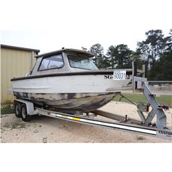 BOAT, OUTBOARD BOAT MOTOR, BOAT TRAILER