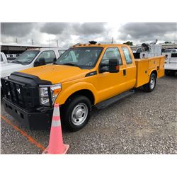 2013 FORD F350 PICKUP TRUCK; VIN/SN:1FD8X3E64DEB65096 - EXT. CAB, V8 GAS, A/T, AC, KNAPHEIDE SERVICE
