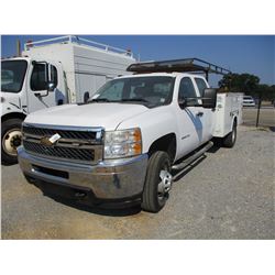 2011 GMC 3500 SERVICE TRUCK, VIN/SN:1GB4CZCL8BF160019 - CREW CAB, DIESEL ENGINE, A/T, OMAHA SERVICE 