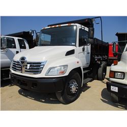2009 HINO 338 DUMP, VIN/SN:5PVNV8JV094S51347 - HINO DIESEL ENGINE, 6 SPEED TRANS, 10' GODWIN DUMP BO