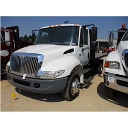2007 INTERNATIONAL 4300 FLATBED TRUCK, VIN/SN:1HTMMAAM17H52D834 - S/A, IHC, 6 SPEED TRANS, 12' FLATB