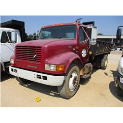 1997 INTERNATIONAL 4700 DUMP, VIN/SN:1HTSCAAN8VH491493 - S/A, DT466E ENGINE, 6 SPD TRANS, AIR BRAKE,