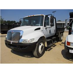 2011 INTERNATIONAL DURA STAR FLATBED DUMP, VIN/SN:1HTJTSKL9BH344903 - S/A, CREW CAB, MAXX FORCE DIES