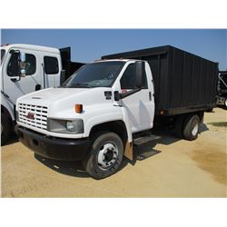 2006 GMC C5500 DUMP, VIN/SN:1GDE5C1256F421299 - S/A, DURAMAX DIESEL ENGINE, A/T, 12' DUMP BODY, 245/