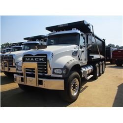 2018 MACK GU713 DUMP, VIN/SN:1M2AX07C3JM036612 - TRI-AXLE, 455HP MACK 455 MP8 ENGINE, MACK T310M 10 