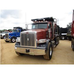 2017 PETERBILT 367 DUMP, VIN/SN:1NPTX4EX4HD391592 - TRI-AXLE, 475 HP CUMMINS ISX 15 ENGINE, EATON UL