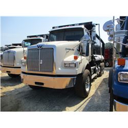 2013 WESTERN STAR 4900SB DUMP TRUCK, VIN/SN:5KKHALDV5DPBX0697 - QUAD AXLE, 450 HP DETROIT DD13 DIESE