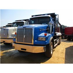 2013 WESTERN STAR 4900SB DUMP TRUCK, VIN/SN:5KKHALDV7DPBX0698 - QUAD AXLE, 450 HP DETROIT DD13 DIESE