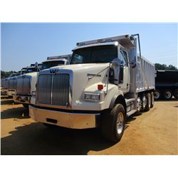 2013 WESTERN STAR 4900SB DUMP TRUCK, VIN/SN:5KKHALDV4DPFB9196 - QUAD AXLE, 450 HP DETROIT DD13 DIESE