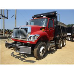 2012 INTERNATIONAL WORK STAR DUMP TRUCK, VIN/SN:1HTWPAZR0CJ114739 - T/A, MAX FORCE DIESEL ENGINE, 8L