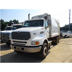 2007 STERLING GARBAGE TRUCK, VIN/SN:2FZHAZDE87AX50466 - T/A, 380HP CAT C13 ENGINE, ALLISON T/A, 40K 