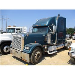 1998 FREIGHTLINER TRUCK TRACTOR, VIN/SN:1FUPCSZB3WP924317 - T/A, 500 HP DETROIT S60 DIESEL, 13 SPEED